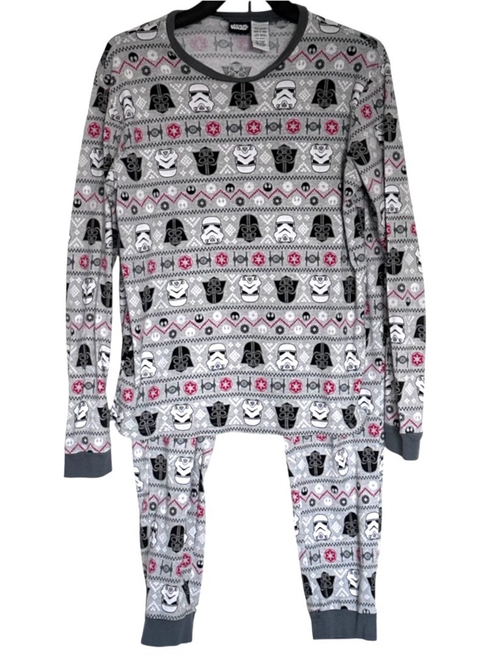 2PC Star Wars Pajama Set Women’s Medium Cotton Long Sleeve Shirt Pants
